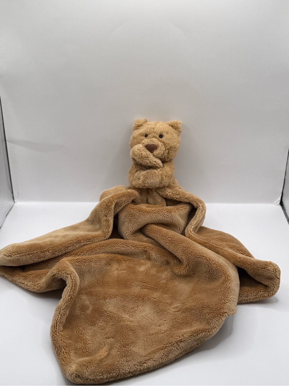 Baby Jellycat Bartholomew Bear Baby Lovey Soother Security Blanket Plush